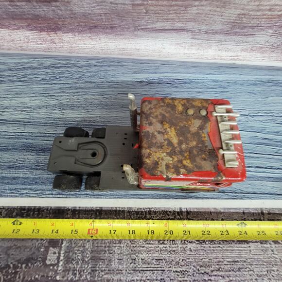 Nylint Pressed Steel muscle machine cabover semi no sound parts/repair red - Picture 3 of 12